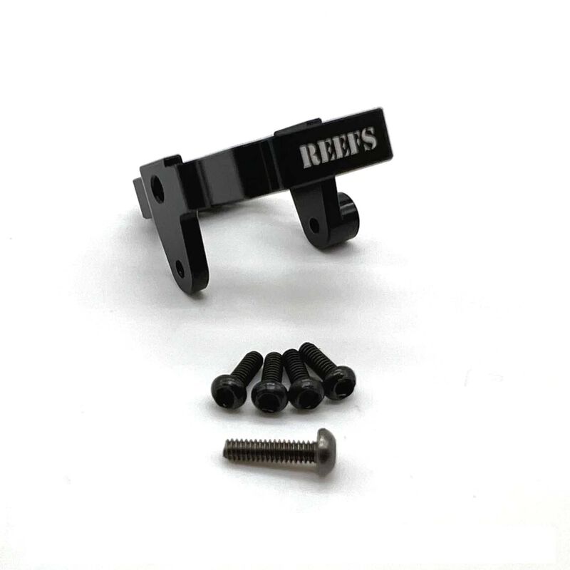 Reefs RC Aluminum Servo Mount for Traxxas TRX-M (Black) (99Micro & 179Micro) (SEHREEFS149)