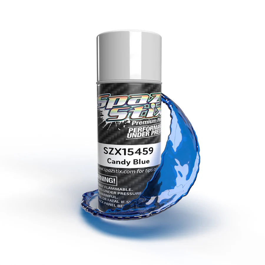 Spaz Stix - CANDY BLUE AEROSOL PAINT, 3.5OZ CAN (SZX15459)