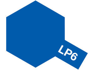 Tamiya Lacquer Paint LP-6 Pure Blue 10ml Bottle (TAM82106)