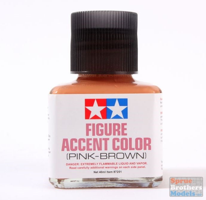 Tamiya Figure Accent Color - Pink-Brown (TAM87201)