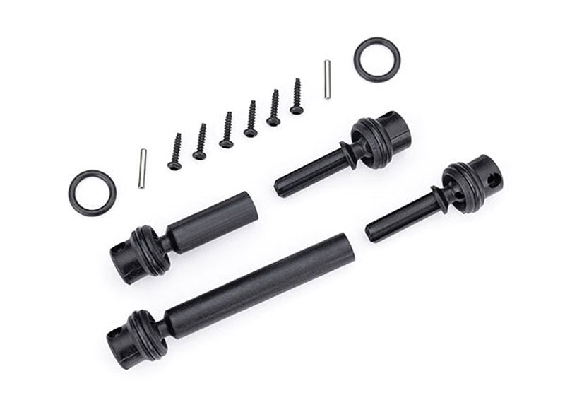 Traxxas Front and Rear Assembled Center Driveshafts (TRA9855)