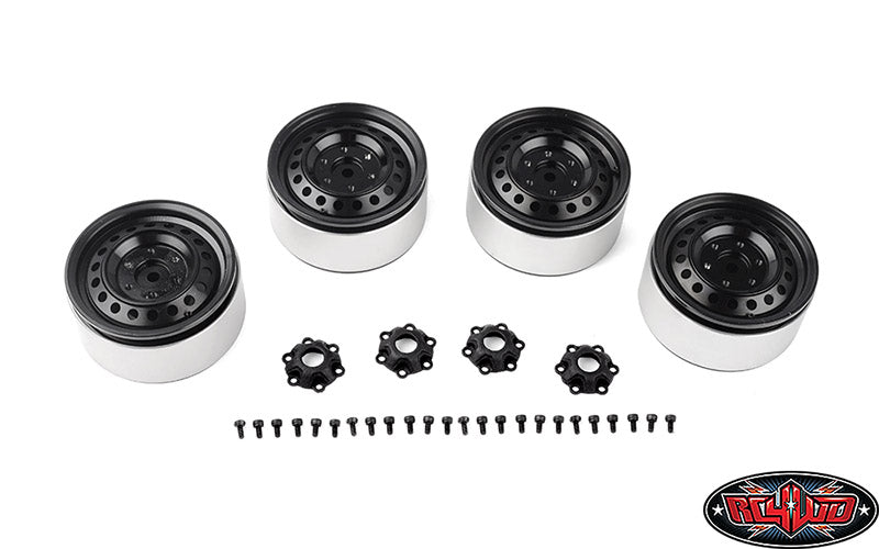 RC4WD Rad 1.9" Aluminum Internal Beadlock Wheels (Black) (VVV-C1225)
