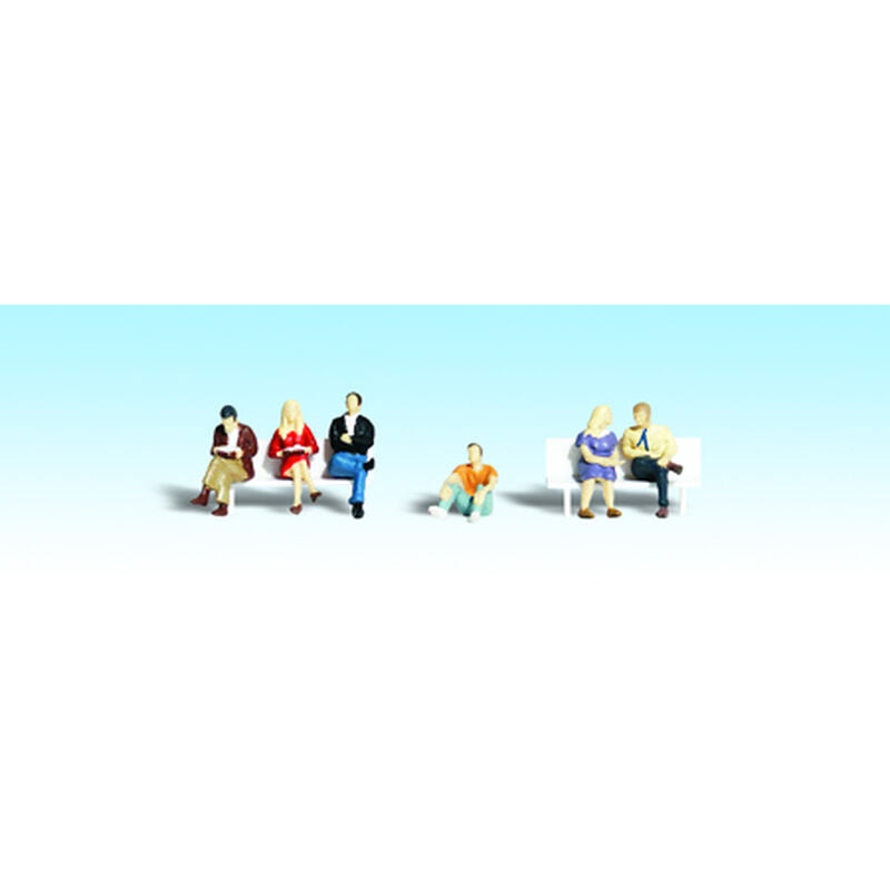 Woodland Scenics N People Sitting (WOOA2129)