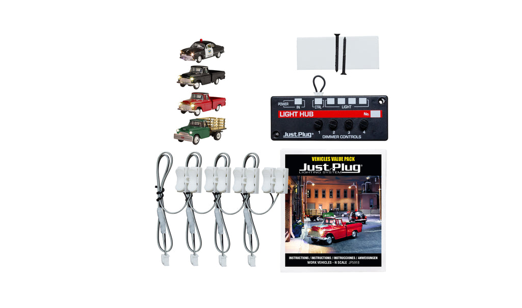 Woodland Scenics Work Vehicle Value Pack - N Scale (WOOJP5918)