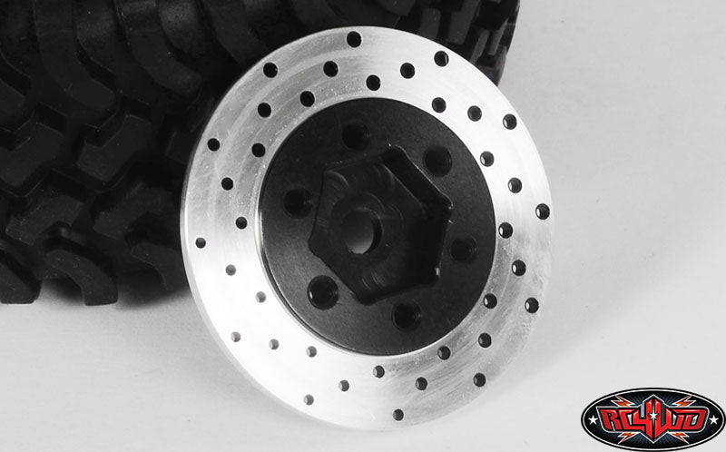 RC4WD 1.9"/2.2" 6 Lug Steel Wheel Hex Hub with Brake Rotor (RC4ZS0530)