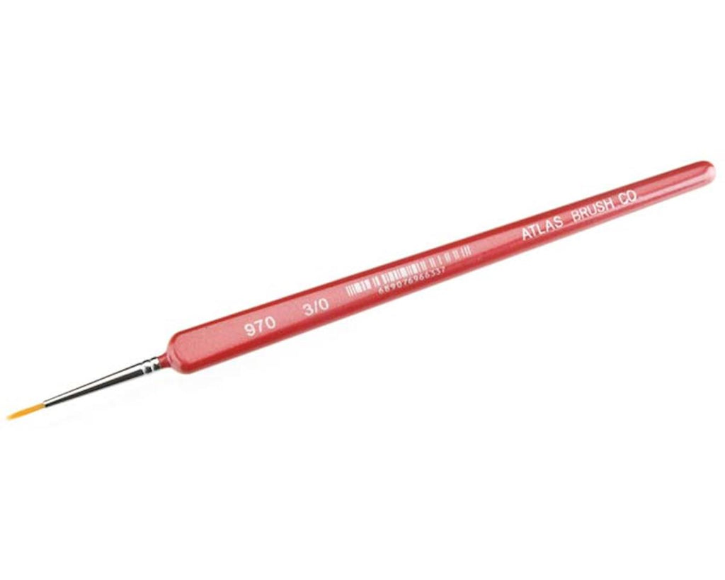Atlas Brush Golden Taklon-Triangle Handle 3/0 (ABS970-3/0)