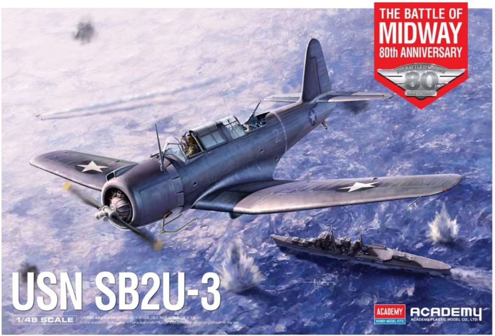 Academy 1/48 SB2U3 USN Bomber Battle of Midway 80th Anniversary (ACY12350)