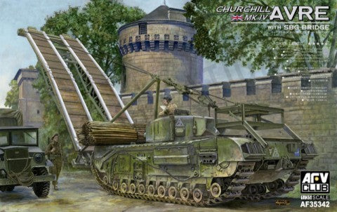 AFV 1/35 British Churchill Mk IV AVRE Tank w/SBG Bridge (AFV35342)