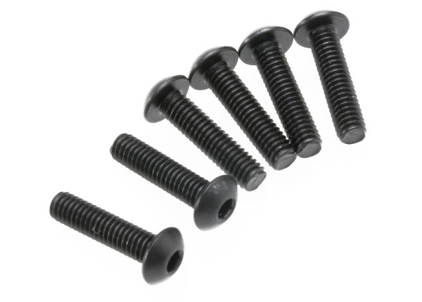 Screws, 4x16mm button-head machine (hex drive) (6) (TRA3933)