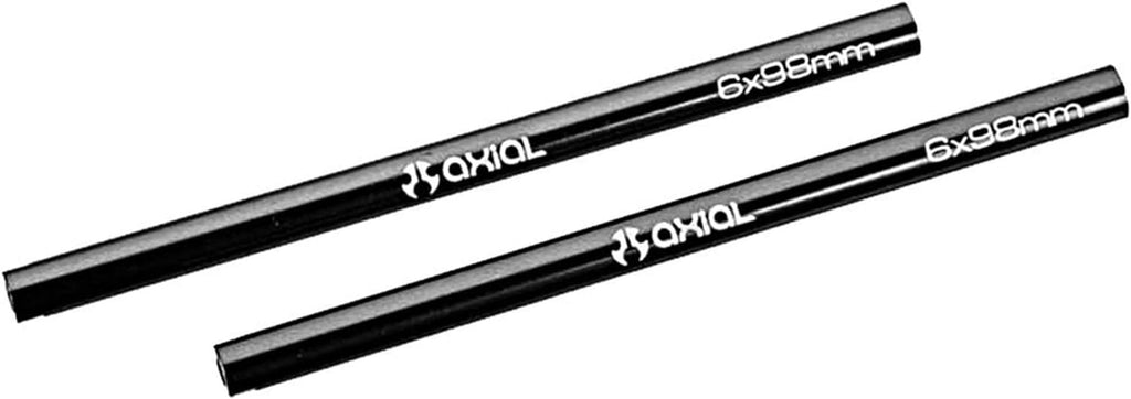 Axial Threaded Aluminum Pipe (2-Piece), Grey, 6x98mm (AX30518)