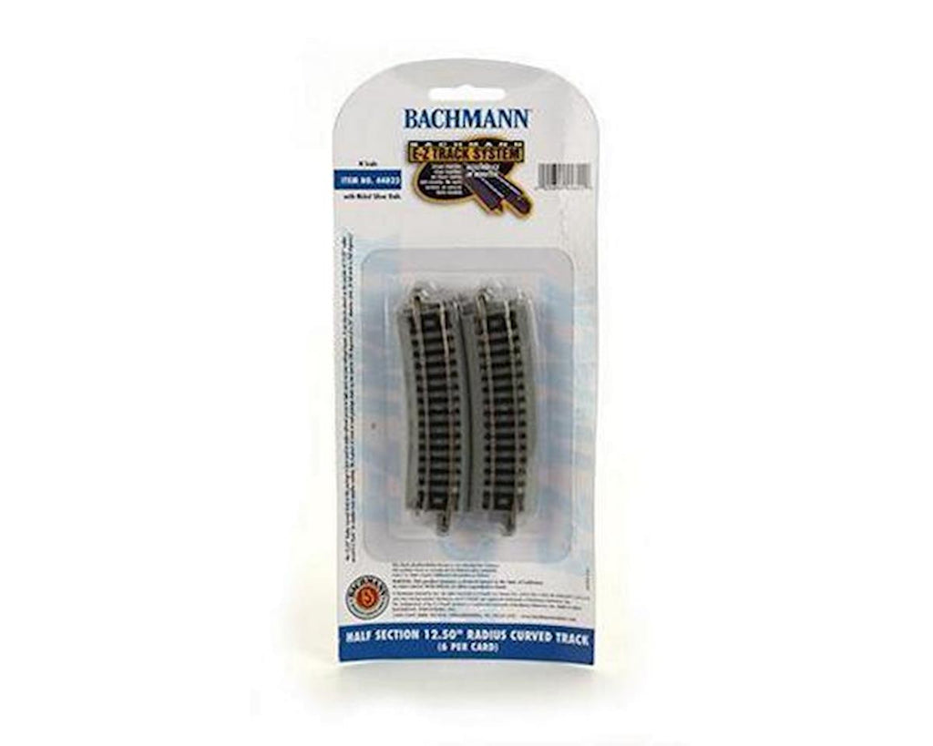 Bachmann E-Z Track Half Section 12.5" Radius Curved Track (N Scale)    (BAC44822)