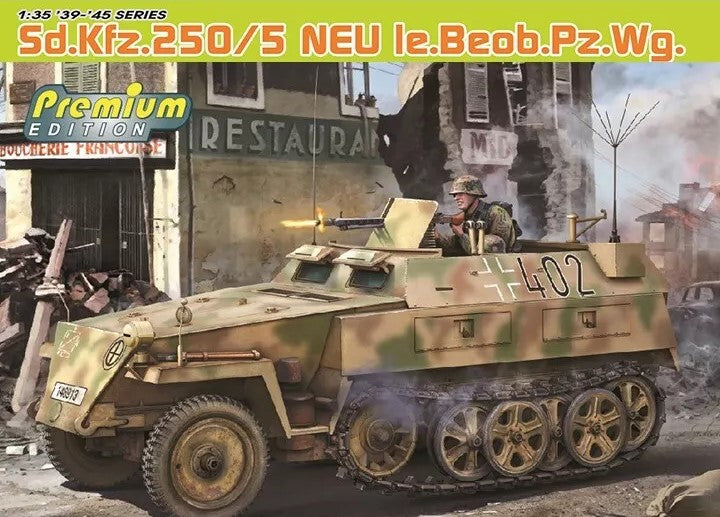 Dragon Models 1/35 SdKfz 250/5 NEU IeBeobWg Halftrack (Premium Edition) (DML6636)