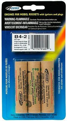 Estes B4-2 Rocket Engines (EST1601)