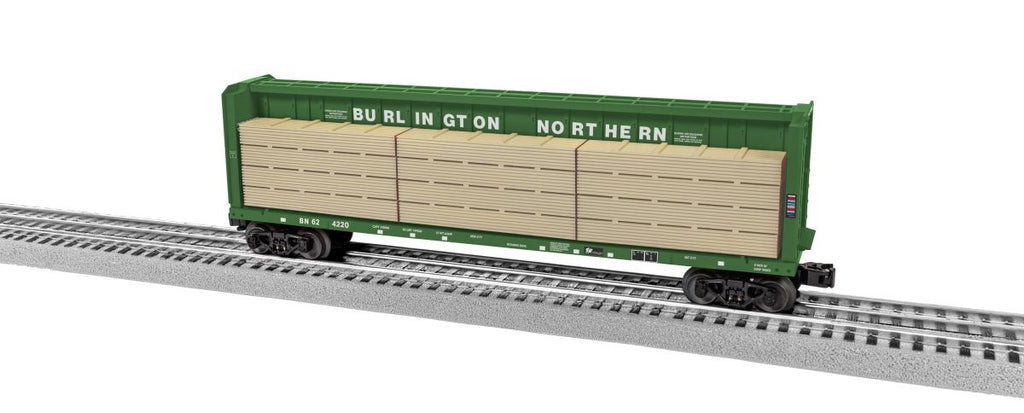 Lionel BURLINGTON NORTHERN CENTERBEAM FLATCAR #624189 (LNL2343061)