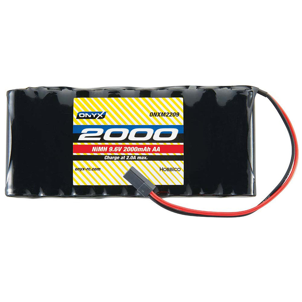 Onyx 8-Cell AA NiMH Flat Transmitter Battery (9.6V/2000mAh) (ONXM2214)