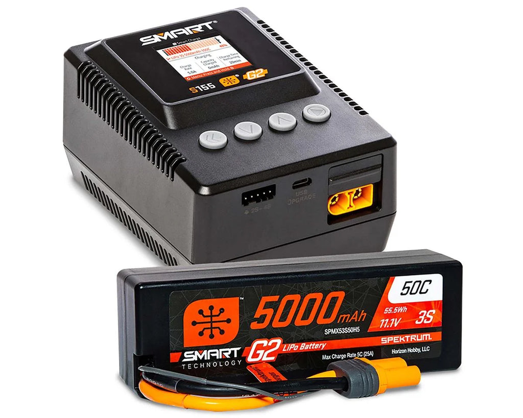 Spektrum RC Smart G2 PowerStage 3S Bundle w/3S Smart LiPo Battery (5000mAh) (SPMXPSS300)