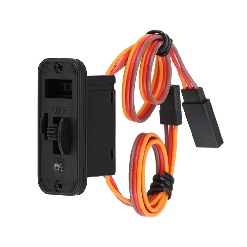 Hamilton Hobbies RC Heavy Duty On Off Receiver Switch with LED & Charge Port Connector JR Style   (HAM0001)