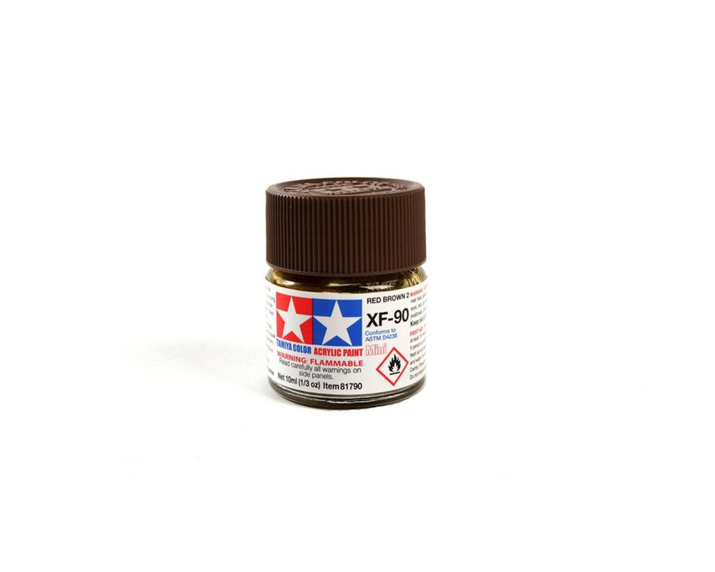 Tamiya XF-90 Flat Red Brown 2 Acrylic Paint (10ml) (TAM81790)