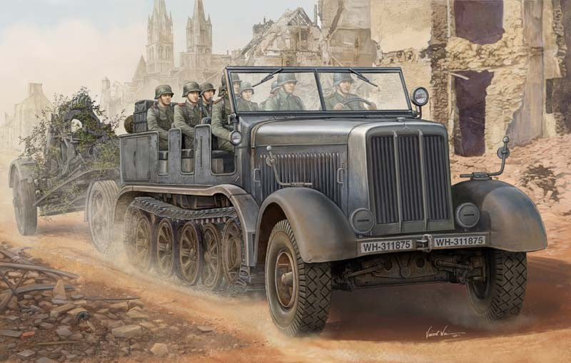 Trumpeter 1/35 German SdKfz 8 12-Ton Heavy Halftrack (TSM1583)