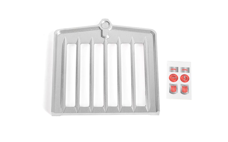 RC4WD Smokey Billet Front Grille for Tamiya King / Grand Hauler (Silver) (RC4ZS2093)