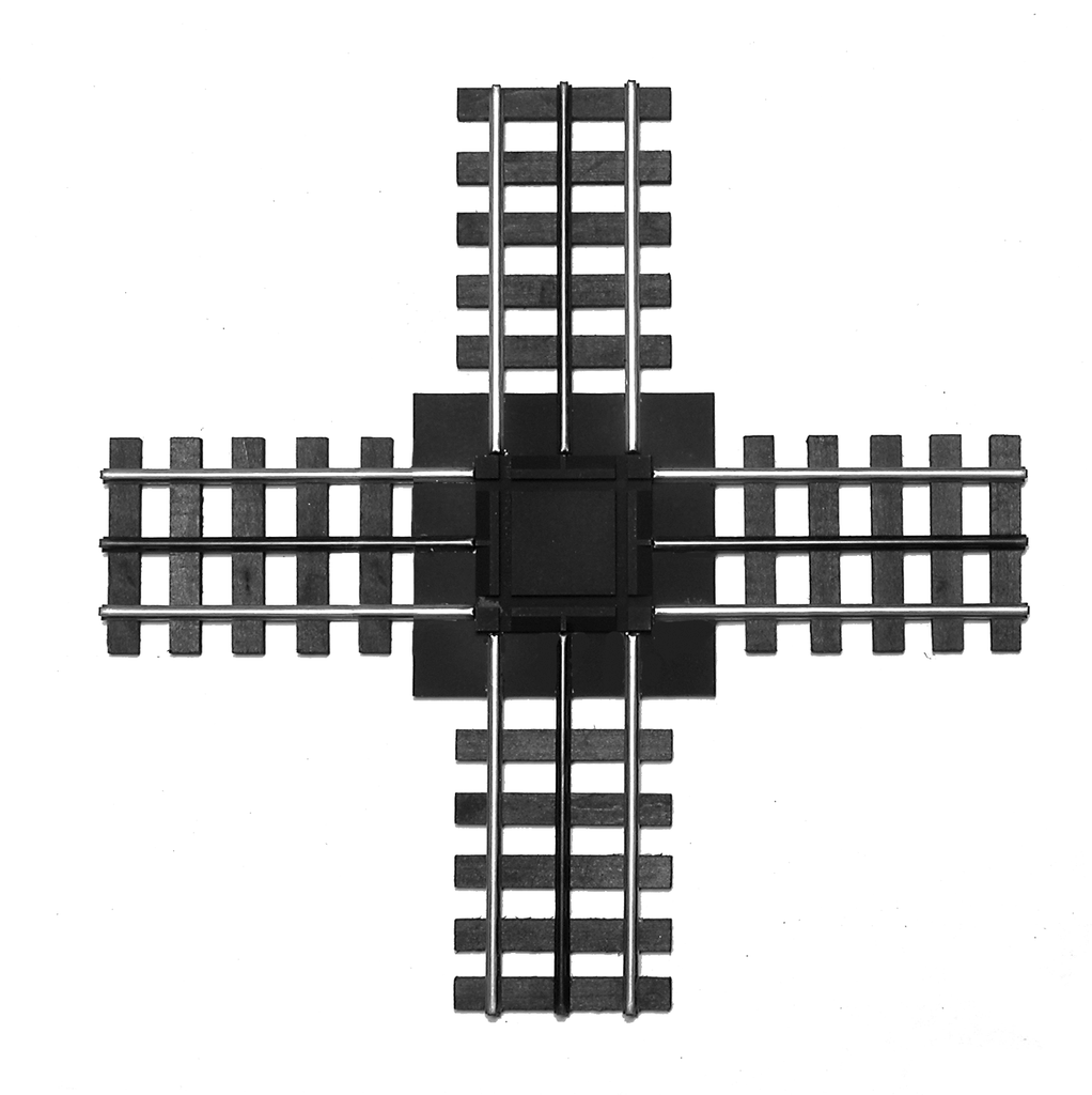 Gargraves 90 Degree Crossing "Phantom" with Tinplated outside rails (121)