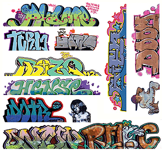 Blair Line Graffiti Decals Mega Set -- Set #10 pkg(184-2259)