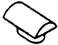 All Scale Miniatures Diesel Spark Arrestors (Brass Castings; pkg(2) -- Half-Round Top    (190-439)