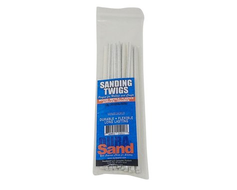 DuraSand Sanding Twigs 20 Pcs Bagged 80/80 White  (21011)