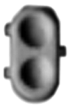 Headlights --Dual Oscillating, Pyle (plastic) pkg(4)(229-8218)