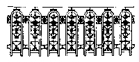 Balcony Railings - Wells Fargo (300-3501)