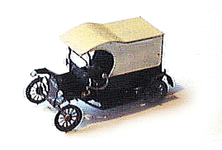 American Light Trucks - 1913 Ford Model T Delivery Van - Kit (Etched Metal) -- pkg(2) (462-2017)