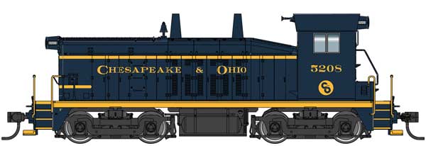 Walthers EMD NW2 DCC C&O #5208 (910-20613)