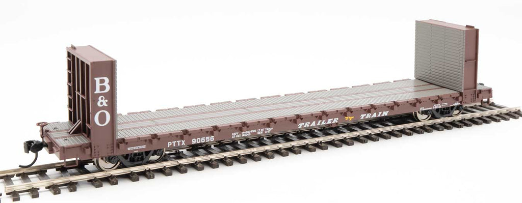 Walthers 60' Bulkhead Flatcar B&O TTX #90656 (910-5832)