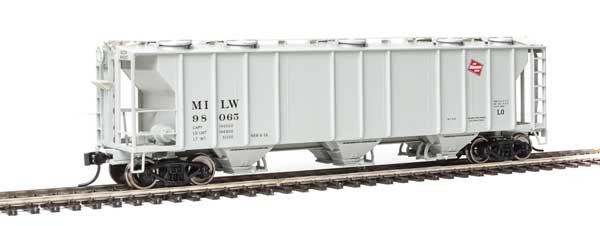 Walthers 50' Pullman-Std PS-2 2893 3-Bay Milwaukee Road #98065 (910-7023)