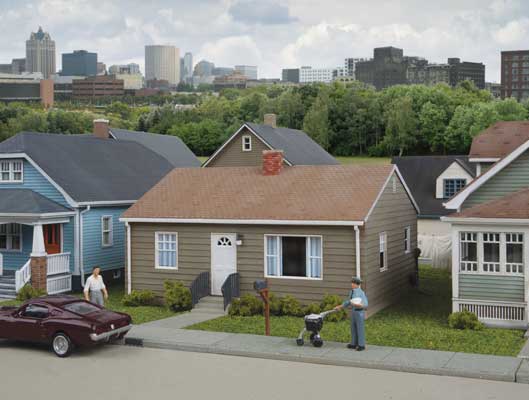 Walthers Postwar Prefab House Kit (933-4152)
