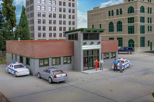 Walthers Modern Police Station (933-4201)