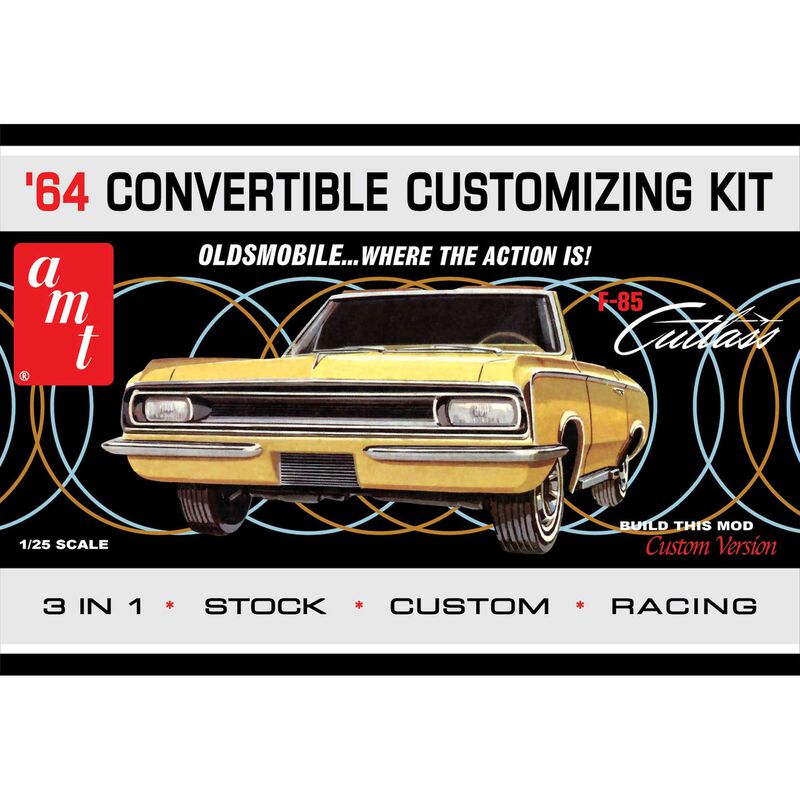AMT 1/25 1964 Olds Cutlass F-85 Convertible (AMT1200)