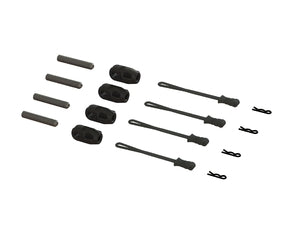 Arrma BRACE ROD ENDS W/PINS AND RETAINERS (4PCS) (ARA320477)
