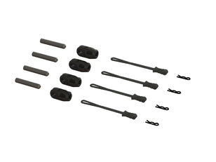 Arrma BRACE ROD ENDS W/PINS AND RETAINERS (4PCS)   (ARA320477)