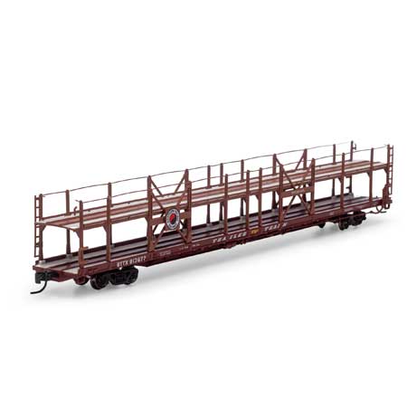 Athearn N F89-F Bi-Level Auto Rack, NP/BTTX #913677 (ATH15043)