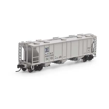 Athearn N PS-2 2893 3-Bay Covered Hopper, SF #300739 (ATH28328)
