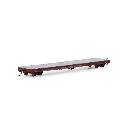 Athearn HO RTR 60' Flat Car, OTTX/Brown Logo #97058 (ATH97069)