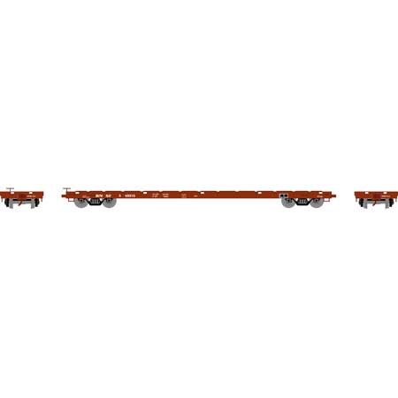 Athearn HO RTR 60' Flat Car, BNSF #848916 (ATH97082)
