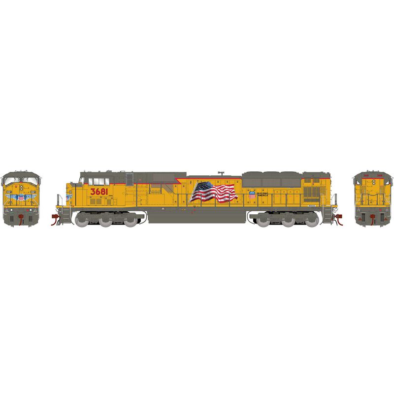 Athearn HO G2 SD90MAC, UP #3681 (ATHG27253)