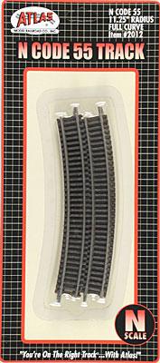 Atlas Code 55 11-1/4 Radius Full Curve (ATL2012)