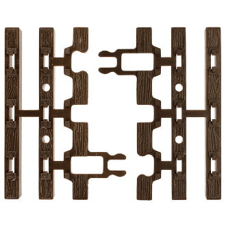 Atlas 3 Tie Snap Clips with Simulated Wood Ties (ATO6057)
