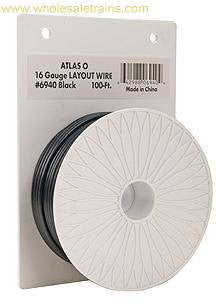 Atlas O 100' Layout Wire 16g Blk  (ATO6940)