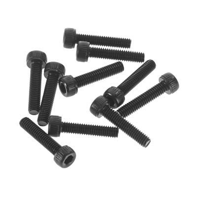 Axial M2.6x12mm Cap Head Screw Black (10) (AX31398