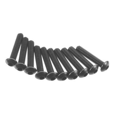 Axial Hex Socket Button Head M3x15mm Black (10) (AXA117)