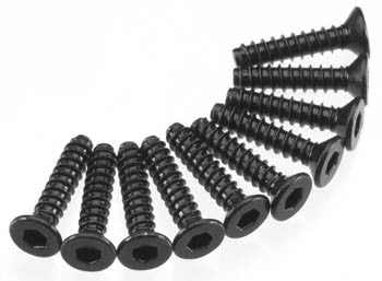 Axial Hex Socket Tap Flat Head M2.5x12mm (10) (AXA1260)